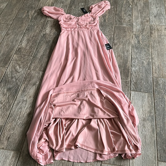 Lulus Off-the-Shoulder Puff Sleeve Maxi Dress - Picture 9 of 11